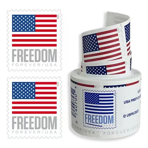 USPS Office Forever Stamps 223 Freedom Flag Roll Of 00 First Class